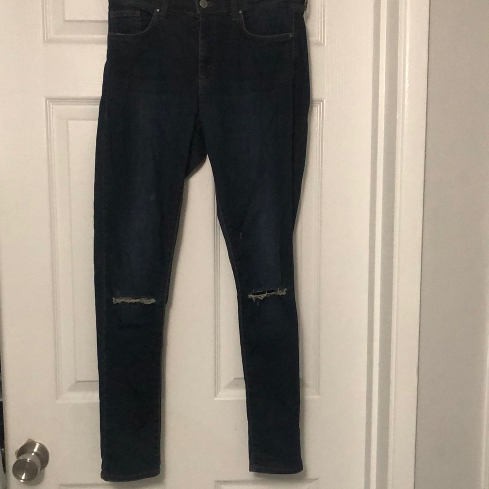 Topshop Skinny Mid Rise Jeans Size 26